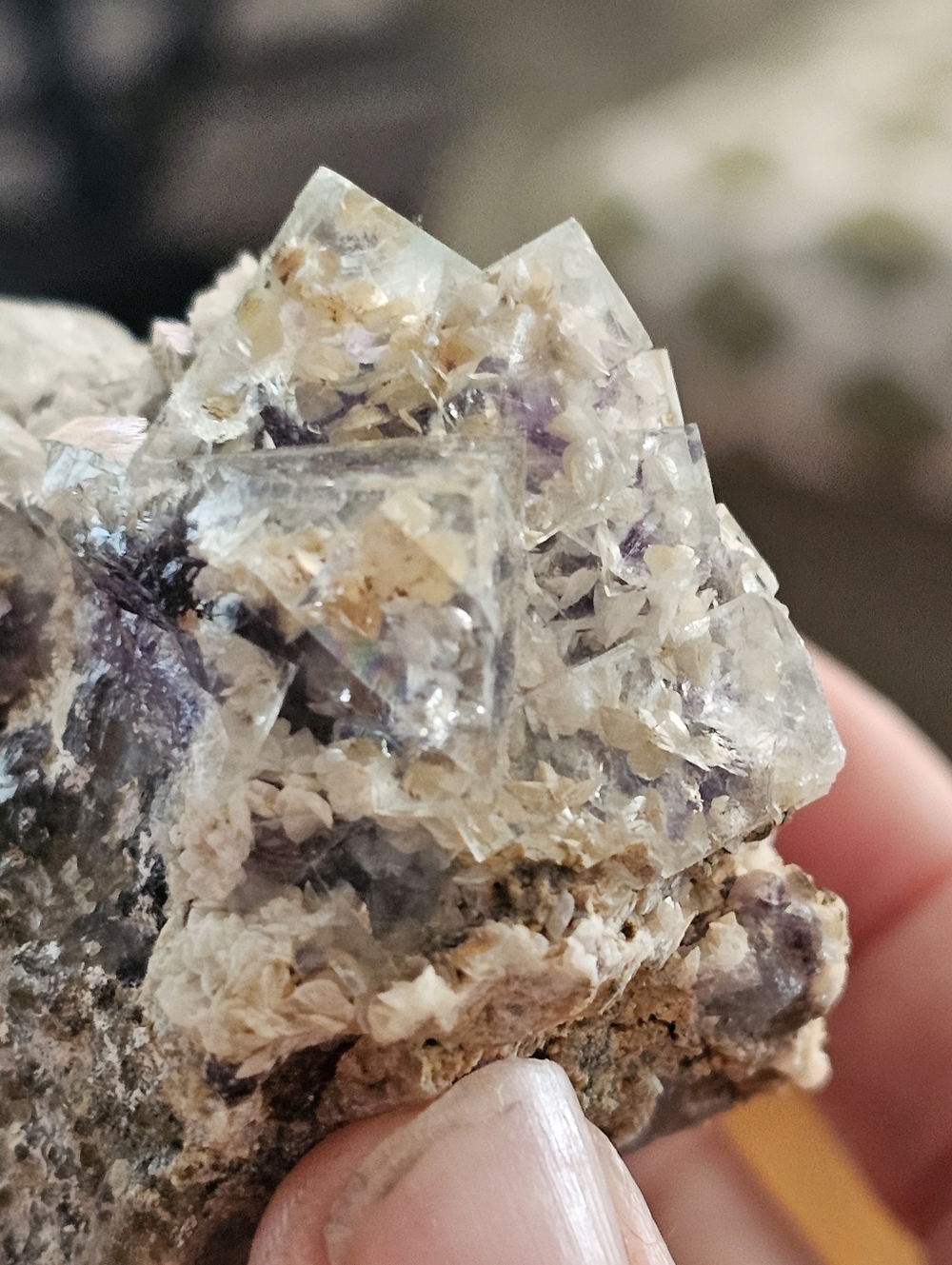 Fluorite with Dolomite YGX Mine